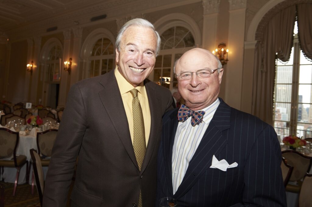 Ken Auletta and Charles Eisendrath at Livingston Awards